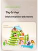 Children's Creative Wooden House Building Blocks DIY Toy