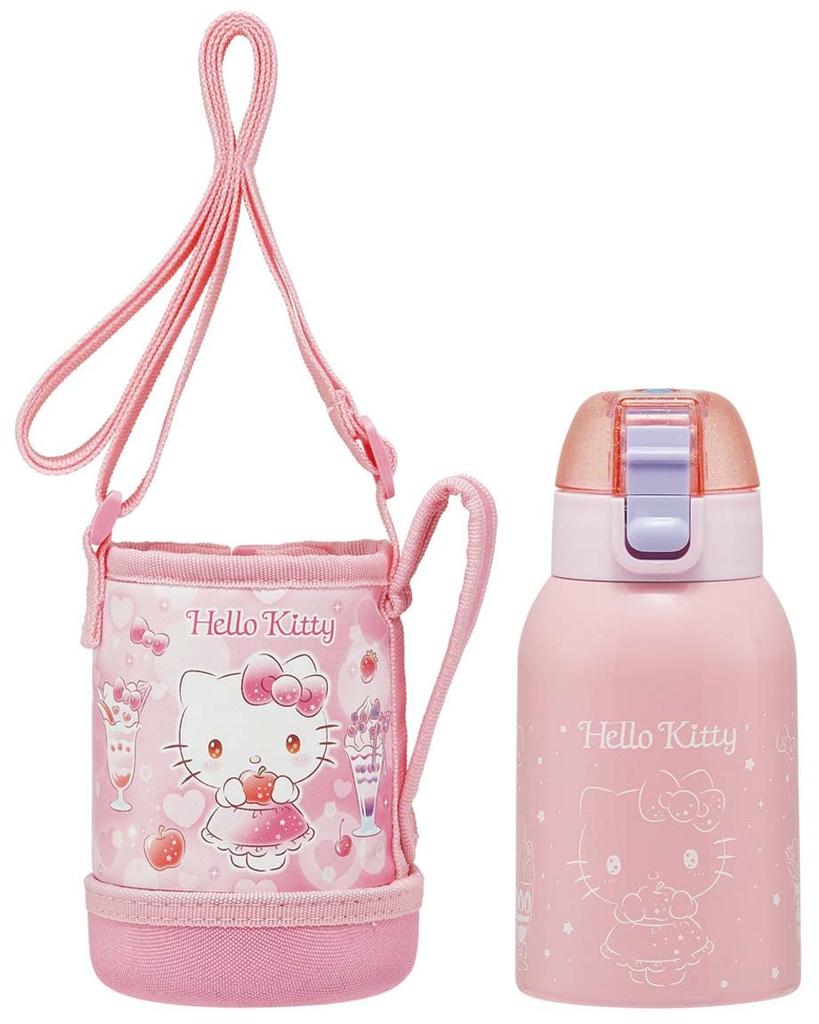 Skater Hello Kitty Sweets Sanrio Water for with Bottle, 400ml, Children, Cover, KSTCH4-A