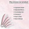 New Qoqiu 5-pack Silicone Pelvic Floor Muscle Dilator Trainer Setpelvic Wand Massager For Womenpelvic Floor Muscle Trainer, Pelvic Floor Strength