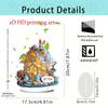 1PC Easter Cute Rabbit Decorations Colorful 2D Flat Acrylic Ornaments Bunny Eggs Desktop Easter Theme Home Decoration