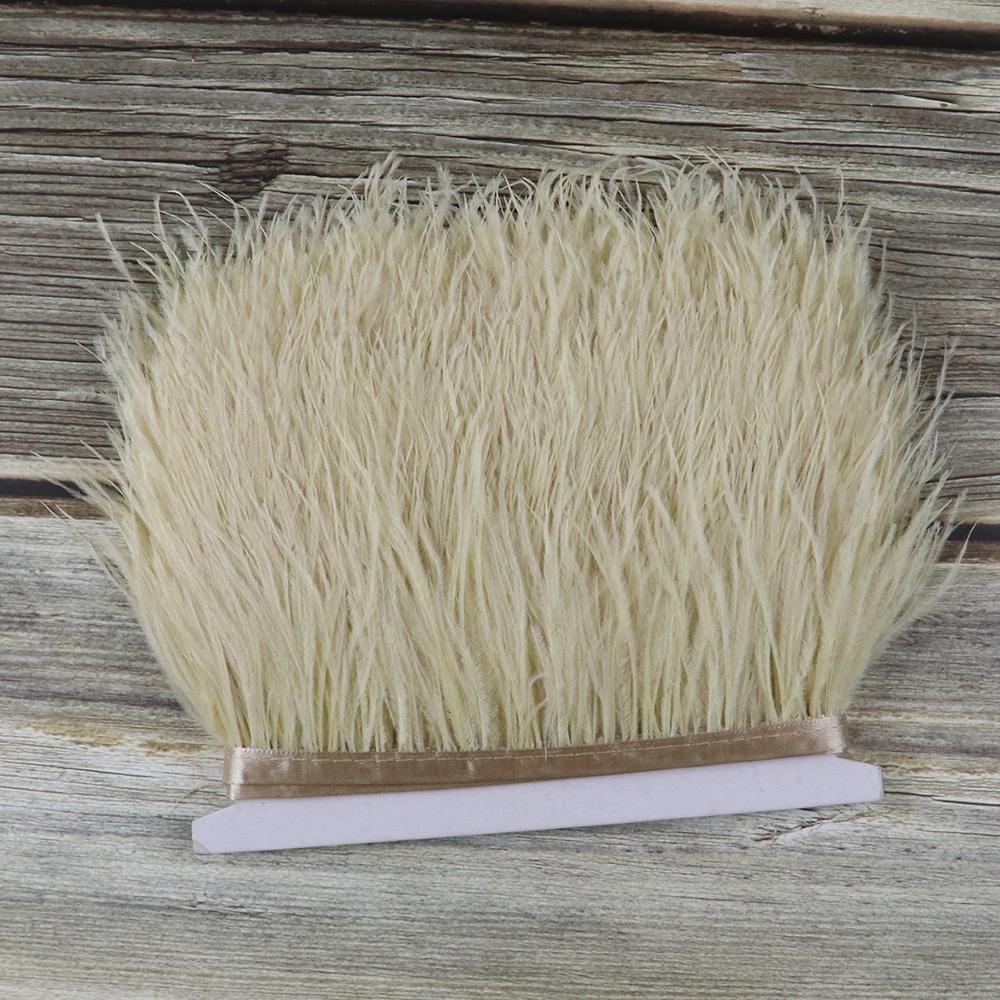 Feather8-15cm Purple Ostrich Feathers Trim 10M Fluffy Feather Fringe for Crafts Wedding Party Decoration Ribbon Dress Clothing Sewing