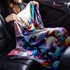 1pc Unicorn Rainbow Soft Warm Throw Blanket Nap Blanket For Couch Sofa Office Bed Camping Travel,Comfortable
