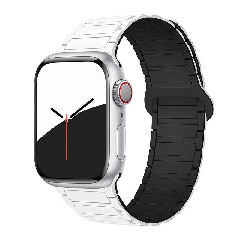 Compatible Silicone Magnetic Strap for Apple Watch Series 8/9 & S10