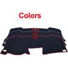 Car Dashboard Cover Mat for Kia Soul 2019-2024 Black Anti-Slip Pad Interior Accessories