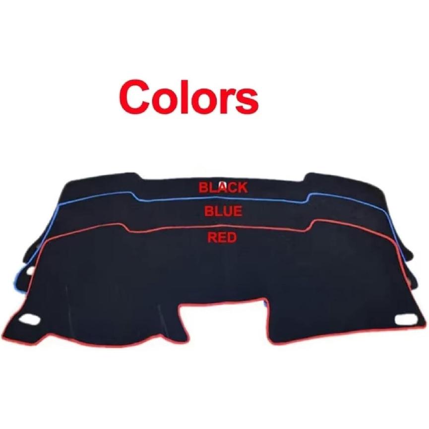 Car Dashboard Cover Mat for Kia Soul 2019-2024 Black Anti-Slip Pad Interior Accessories