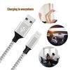 Fast-Charging Nylon Braided Data Cable for iPhone 11/12/13/14