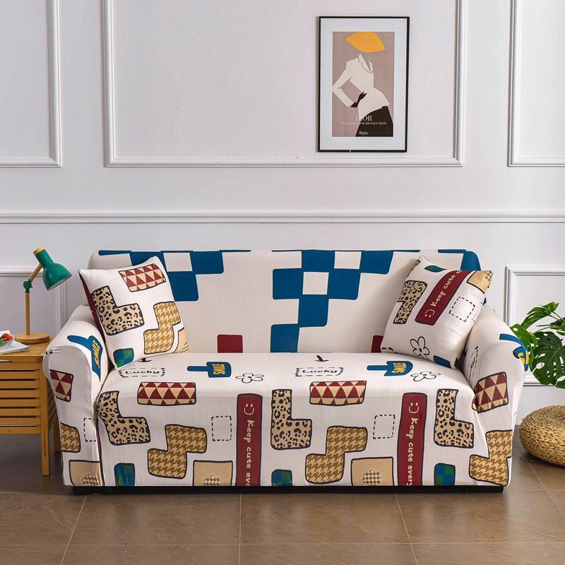 

Новый эластичный пыленепроницаемый чехол для дивана с принтом «все включено» Чехол для дивана 90-140cm