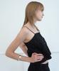 NUAKLE Lace Open Camisole_Black