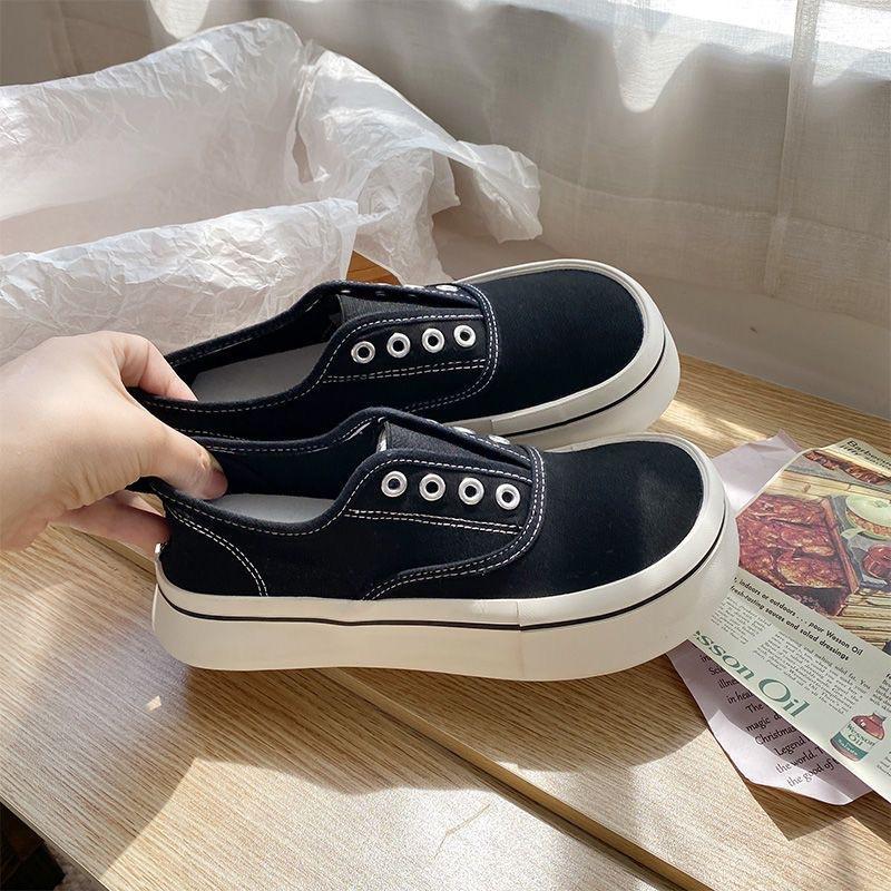 Mango breiter Kopf großer Kopf Leinenschuhe Sommer neue atmungsaktive flache Sohle Schuhe