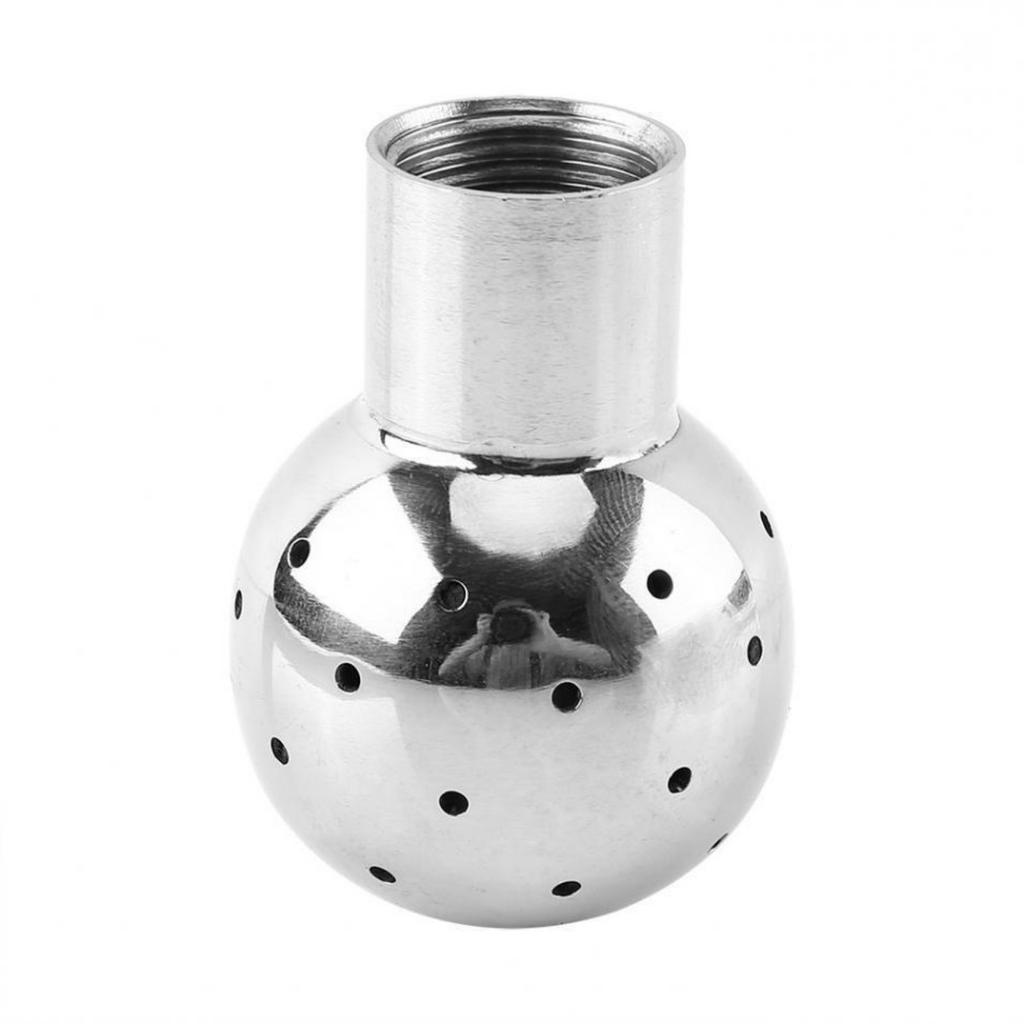 Spray Ball Stainless Steel Fixed Internal Thread Cleaning Ball For Food Pharmaceutical Industry High Pressure Wash