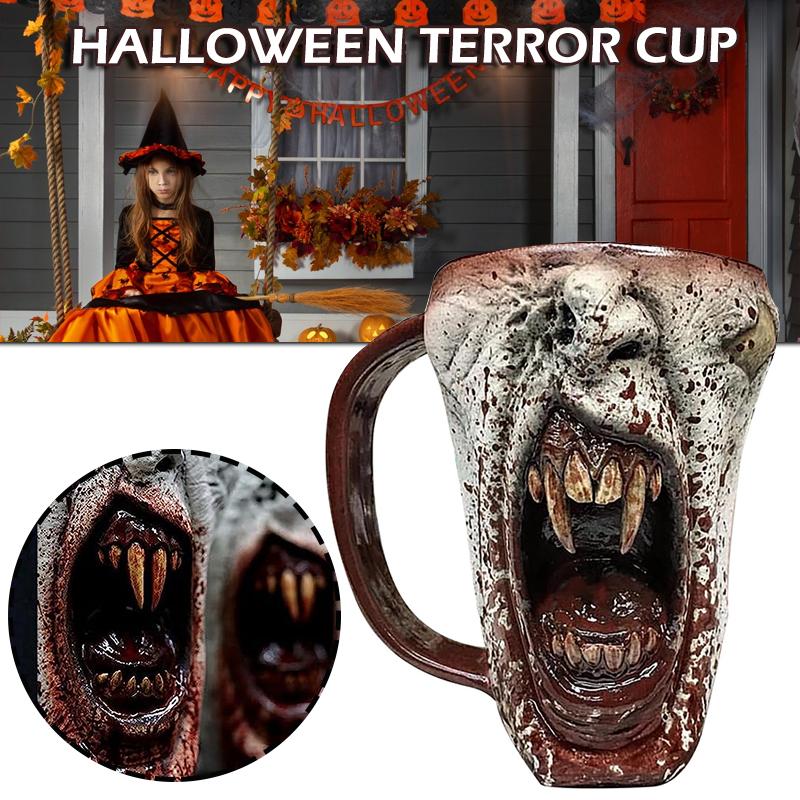 

PDTO креативная смоланая готическая кофейная чашка кружка для украшения дома на Хэллоуин