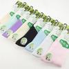 3 Paar Qualitäts-Bambusfaser Damen Socken Atmungsaktiv Deodorant Baumwollsocken Damenmode Bonbonfarbe Mittelrohrsocken Calcetines