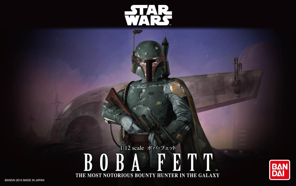 BANDAI SPIRITS Star Wars Boba Fett 1/12 Scale Plastic Model