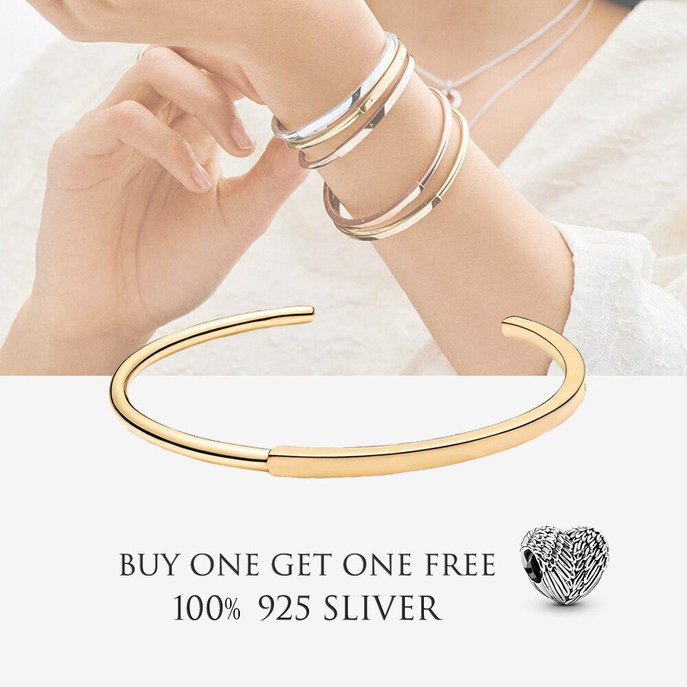 New S925 Sterling Silver Moments Crown O Clasp Snake Chain Bracelet Fit Original Sliver Charms For Women Diy Making Jewelry