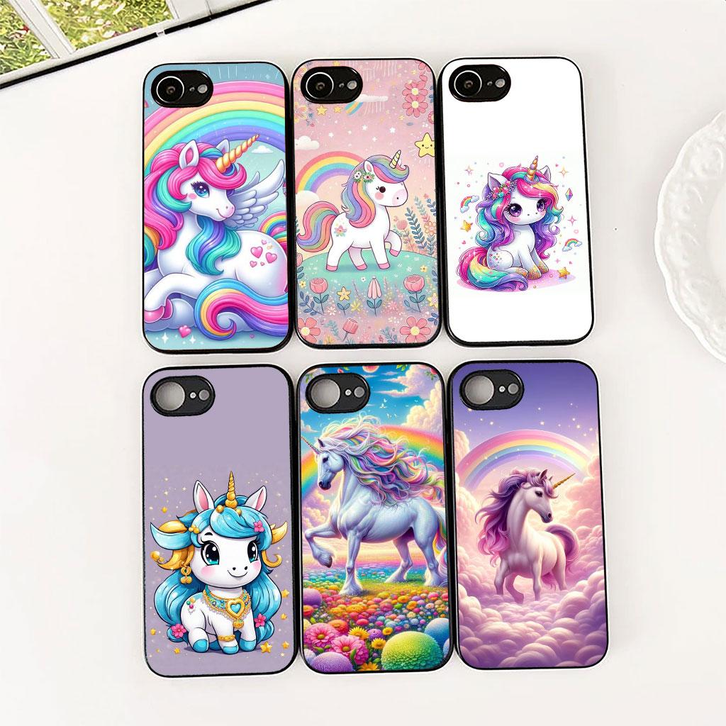 Phone Cover for Samsung Galaxy S22 S21 S20 FE Ultra Plus A07 A17 A15 A16 A25 A57 A37 Casing Soft Case Unicorn Horse Wallpaper