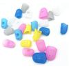 HJ Finger Cot Guitar Silicon Finger Sleeve Fingertip Protection Stringed Instruments For Practice (L, 30pcs)