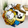 1pc Garfield Pets Automatic Umbrella 8 Rib Portable Folding Black Iron Frame for Outdoor, Beach, Travel, Beach Umbrella 188
