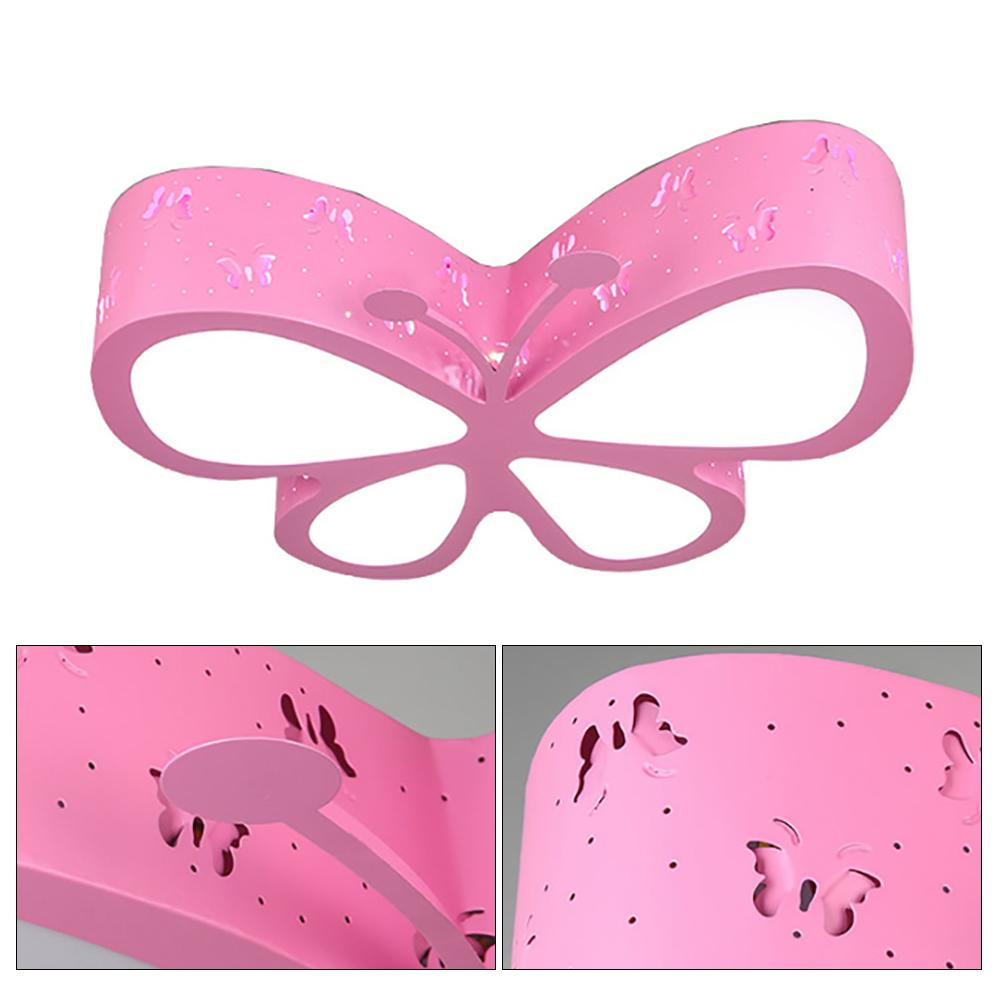 50cm Cartoon Butterfly Ceiling Light, Dimmable LED Ceiling Lamp, Creative Butterfly Shape Lighting Fixture, No Remote Control