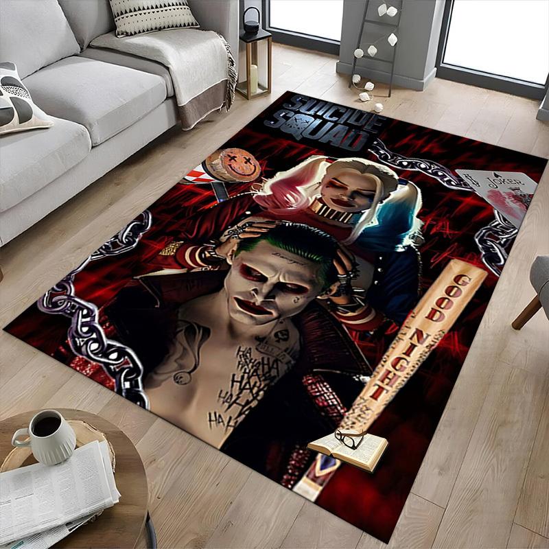 1PC Suicide Squad Extra Large Non-Slip Floor carpet, Office, family, bedroom, Studio - Large Area Rug Indoor Rugs1144A