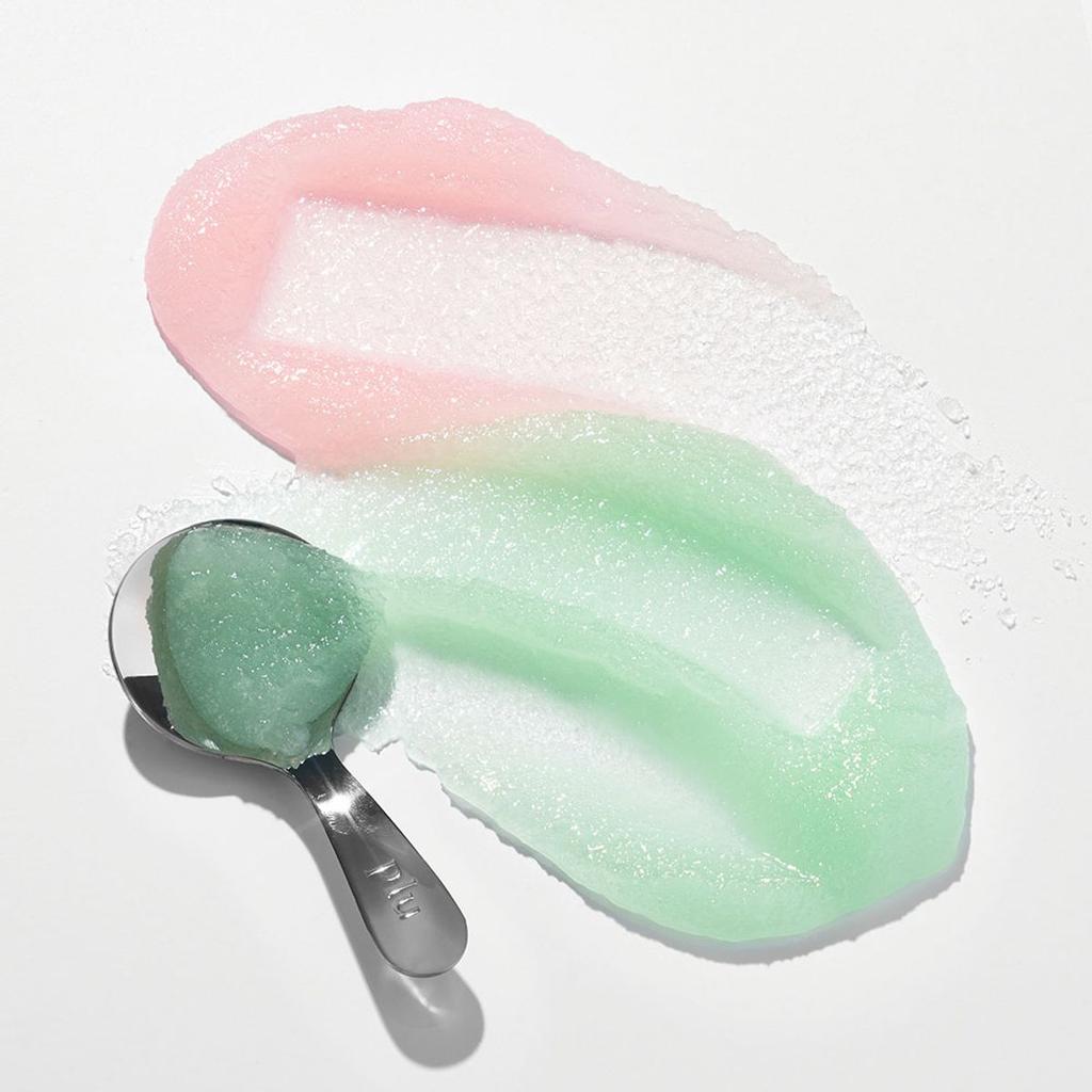 Perfumed Fruity Body Scrub Green Mong Cotton 500g + Silver Spoon