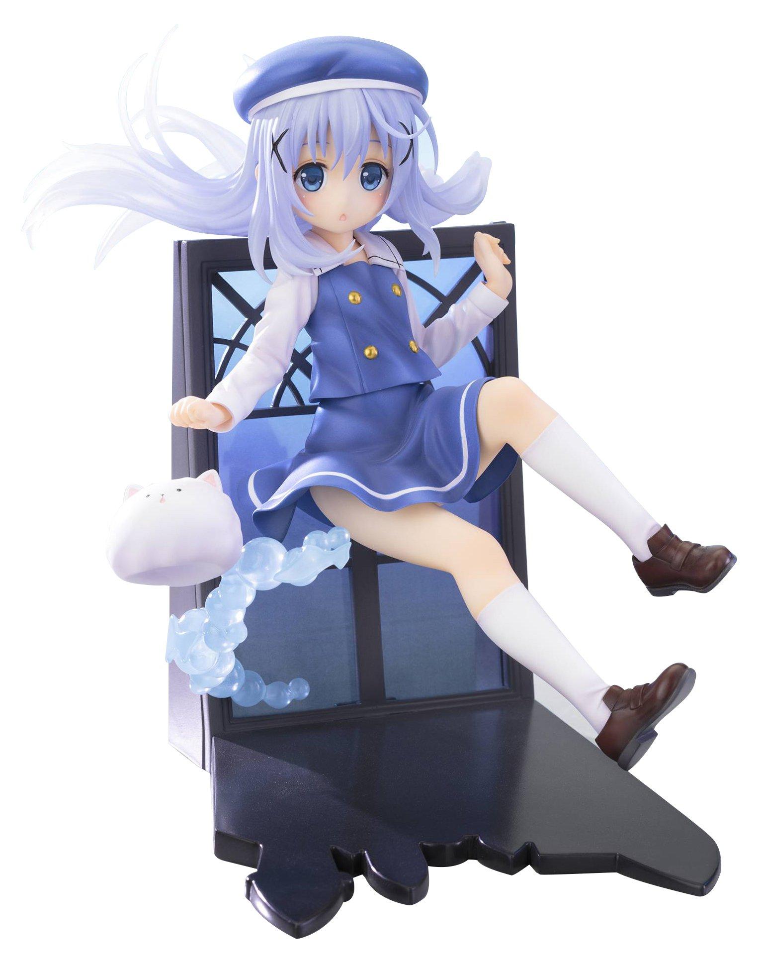 

Kotobukiya Заказываем готовую фигурку кролика Чино 18 масштаба из ПВХ, окрашенную в цвет