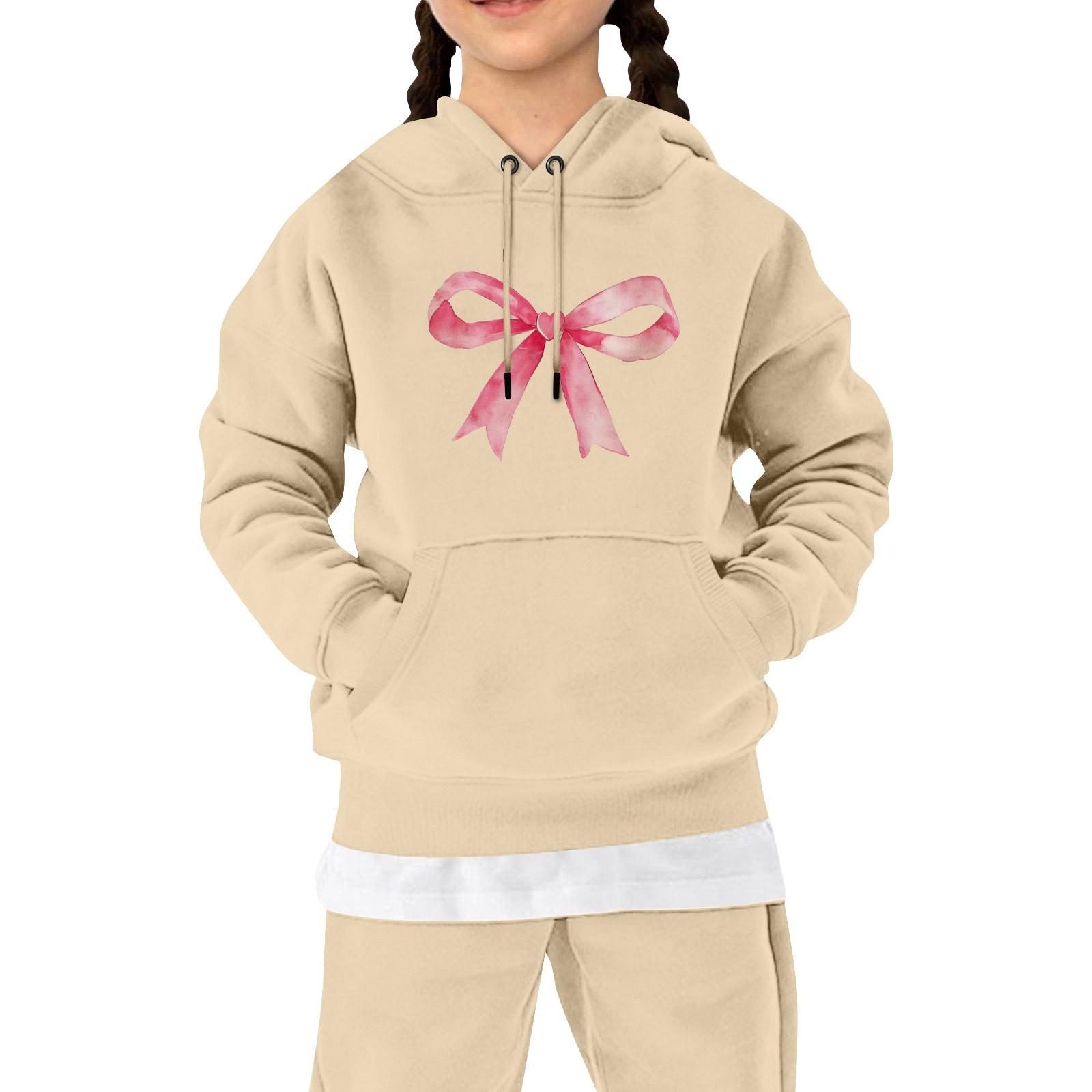 

Детская повседневная толстовка с капюшоном и принтом банта 160 жёлтый