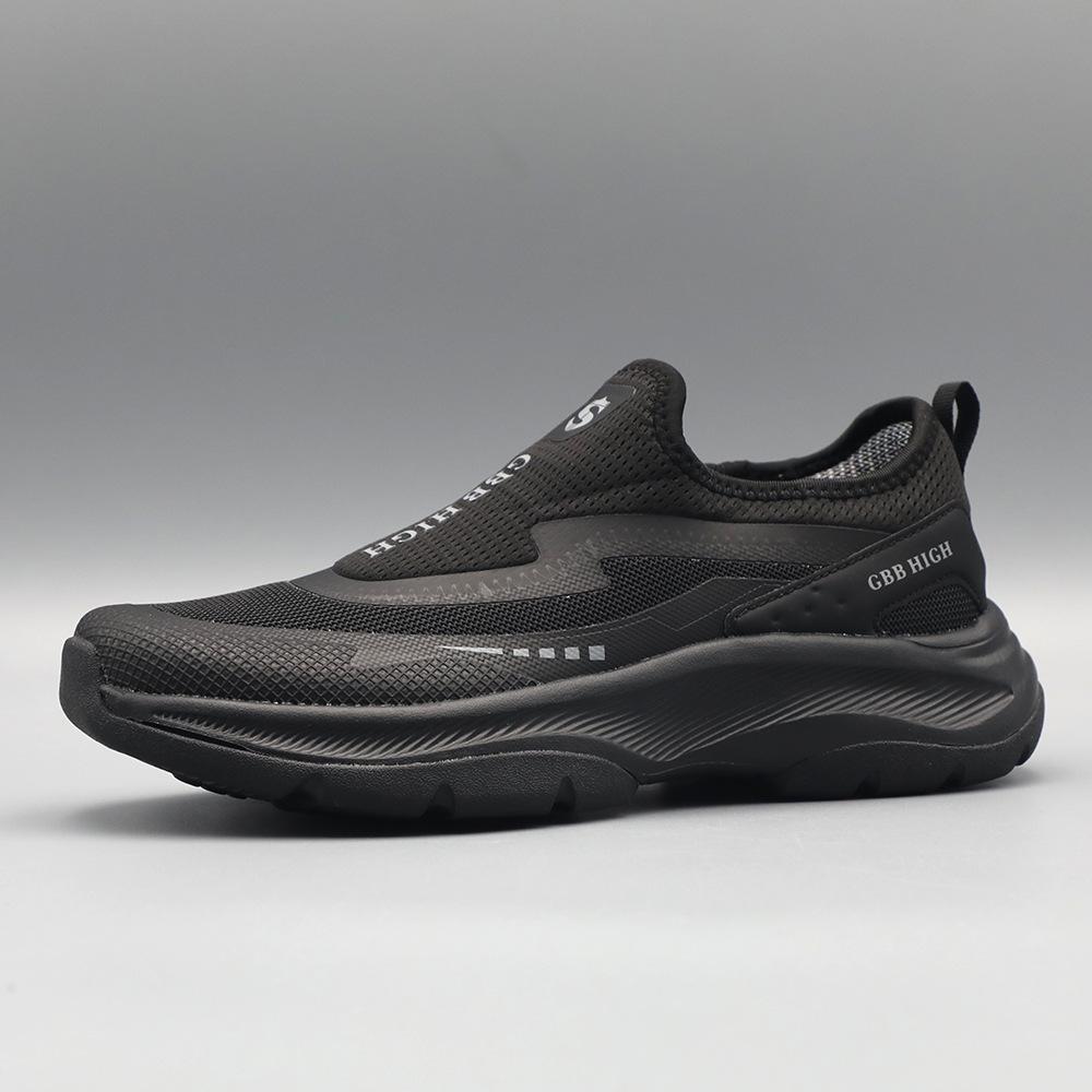 Fashion Men's shoes 2025 new lightweight, breathable, comfortable men's soft sole, anti slip, waterproof outdoor hiking casual shoes