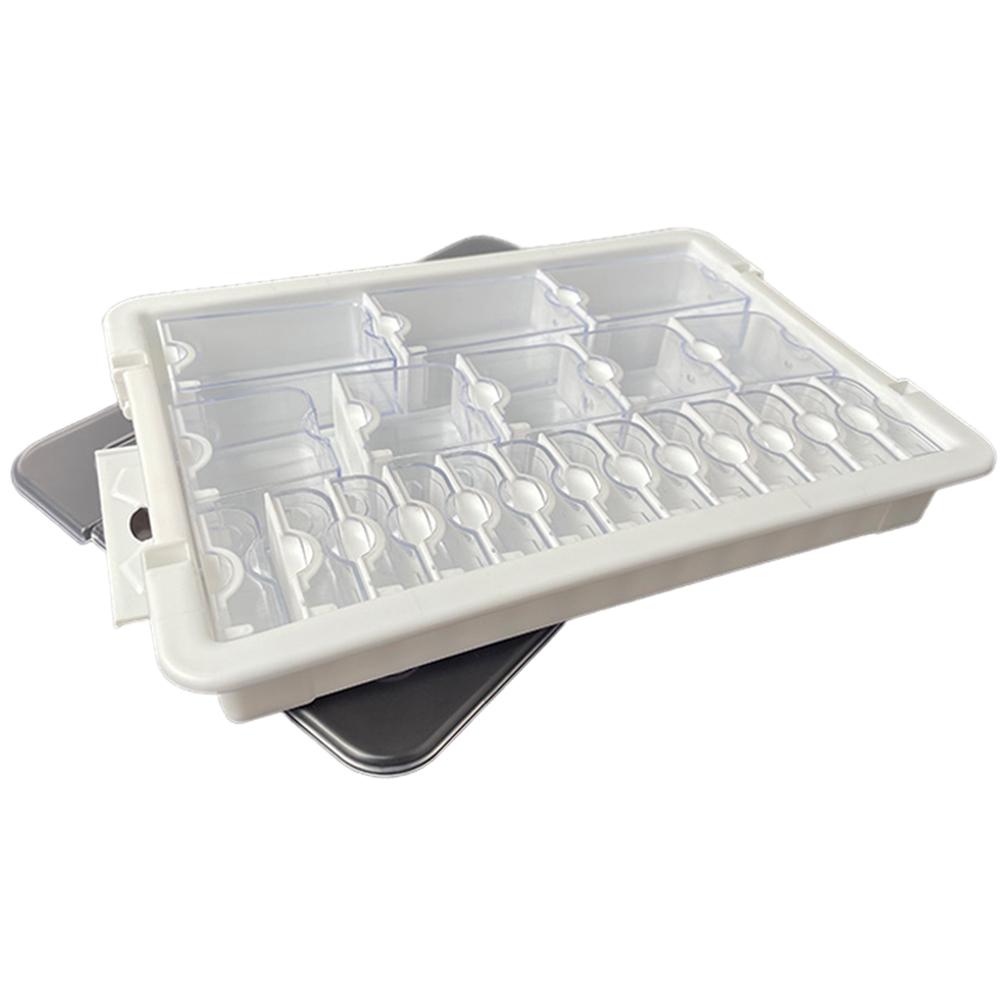 9/15/21/24/26/39 Gitter Klare Diamantmalerei-Zubehörbox Diamantmalerei-Stickbox für Diamantmalerei-Zubehör