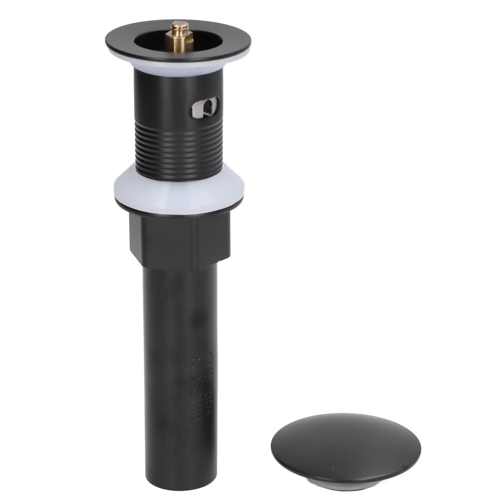 Sink Drain Stopper Copper Stainless Steel Wash Basin Sink Drain Bathroom Accessory for Kitchen