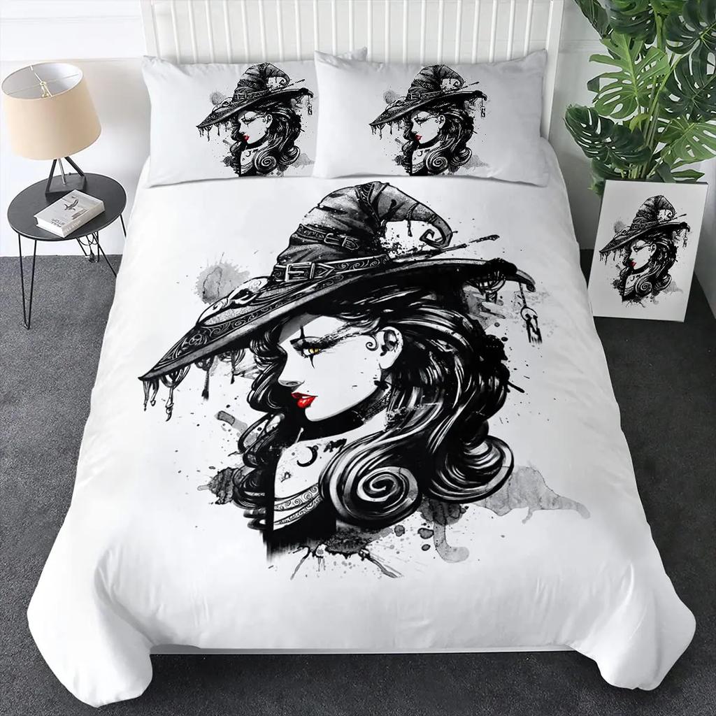 Neon Mandala Duvet Cover Set Full Queen Boho Hippie Bedding Set Ancient Mayan Calendar 3D Print Abstract Comforter Cover 2/3Pcs