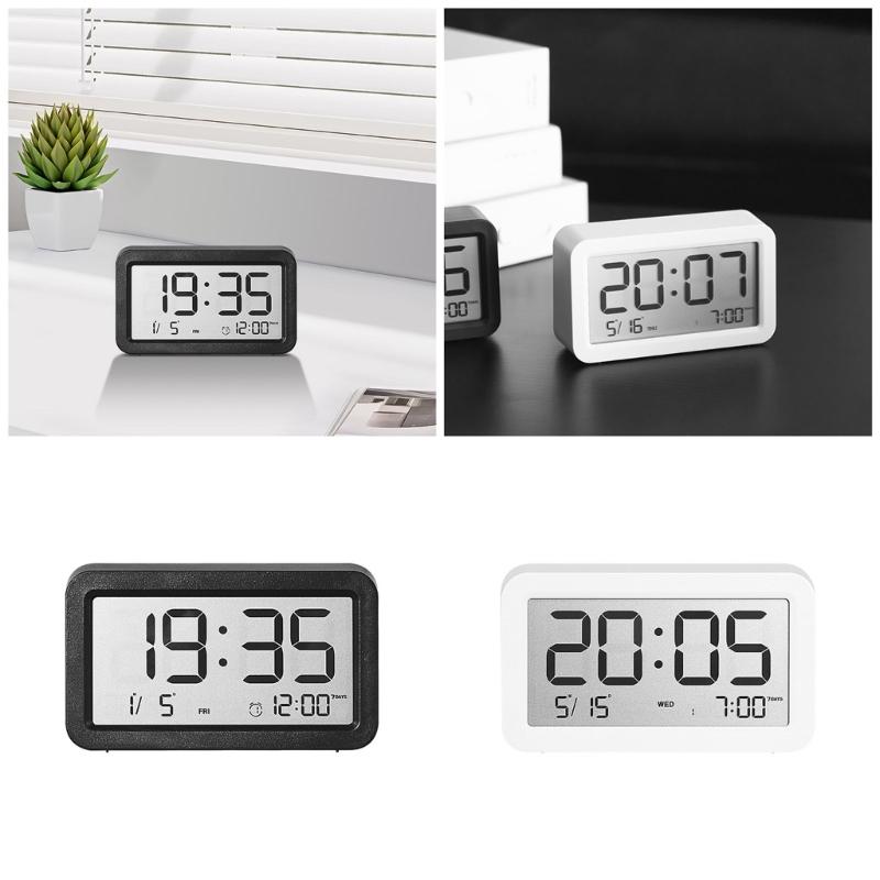 Table Clock, Quiet Timepieces Digital Clocks for Students and Professional, Easy to Read Display