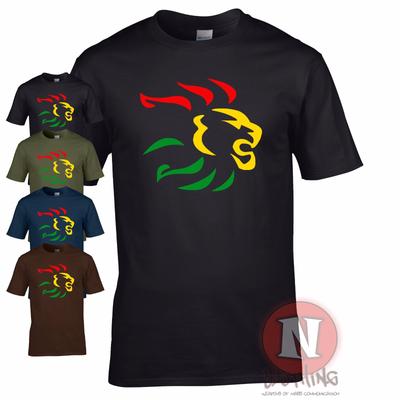 Reggae Lion TShirt Dub Ska Skanking Roots Club Music Festival Cool Tshirt