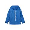 adidas Unifarbene Logo-Streifen Kapuzen-Zip-Jacke Herren Oberbekleidung Blau HC7131