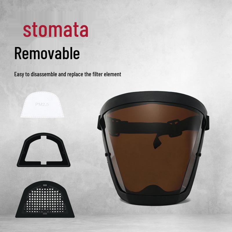 High-Definition Transparent Anti-Droplet Dustproof Protective Face Shield Goggles for Cycling