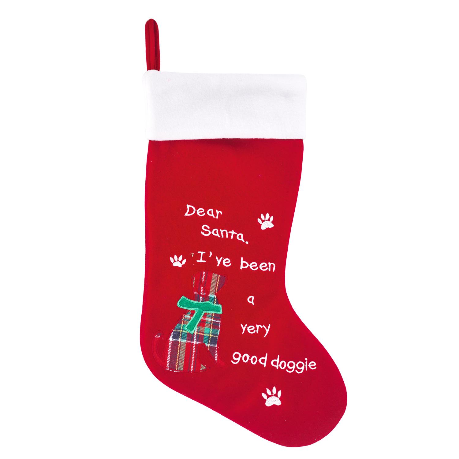 Children s Christmas Stocking Candy Bag Decoration Pendant