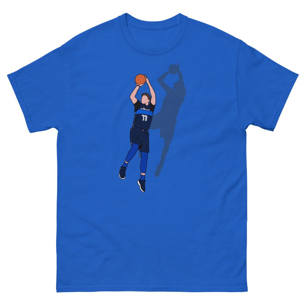 Luka Doncic and Dirk Nowitzki Fadeaway T-shirt XXL