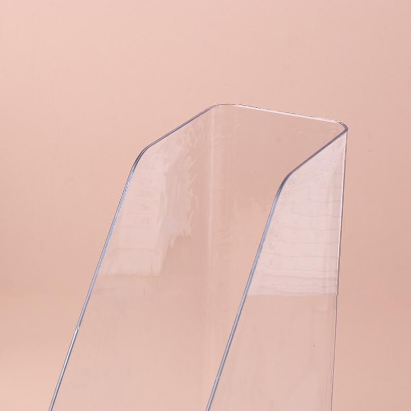 Transparent Acrylic Bookends Stand Bookshelf Desktop Decorative Storage Rack Bookend Book Holder School Stationery