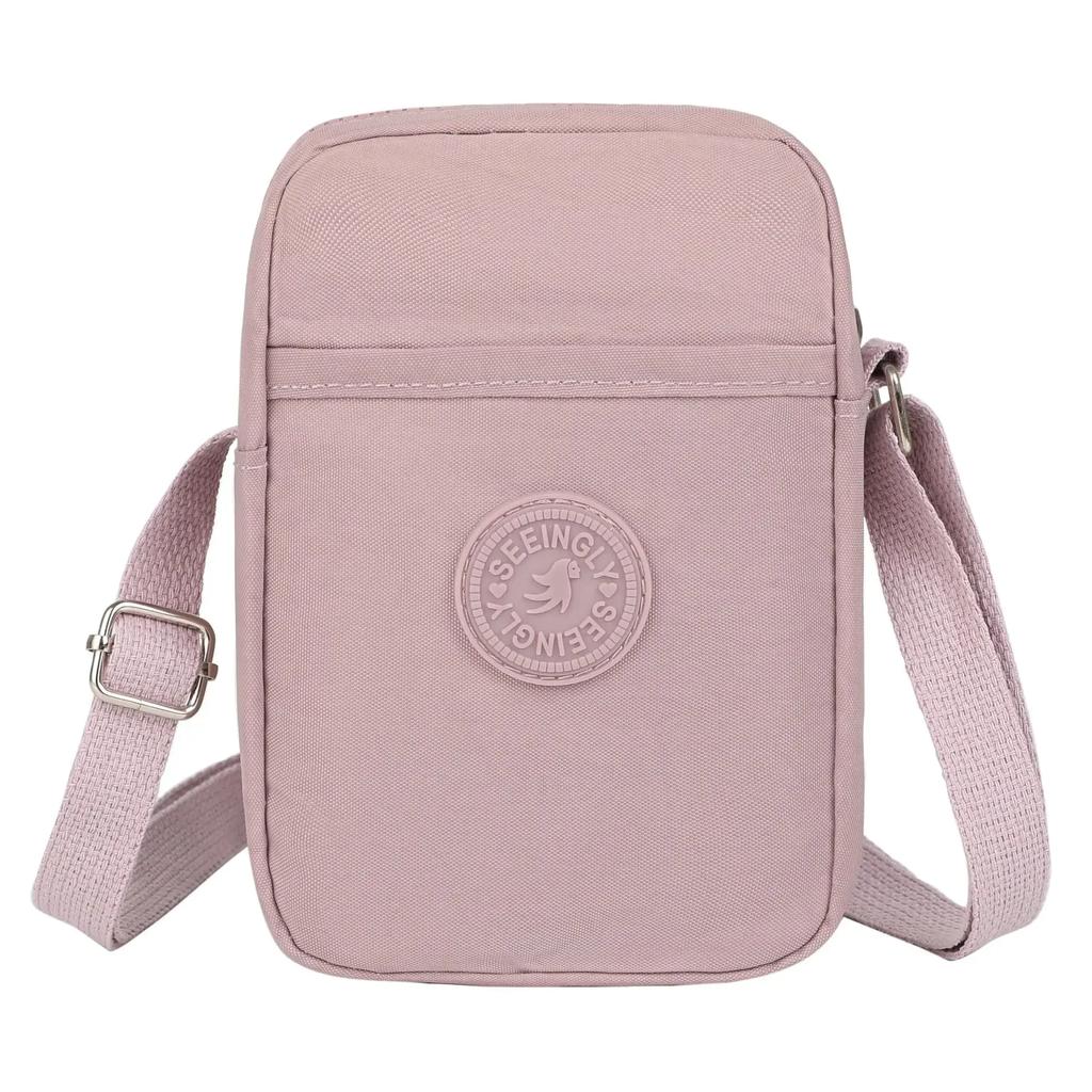 Süße Canvas-Handtasche fürs Handy, kleine, lässige Einkaufstasche, modische Umhängetasche für Studentinnen und Mädchen, Geldbörse für Frauen