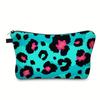 3D Printed Leopard Makeup Bag, Cute Fashion Wallet Cosmetic Pouch Portable Organizer Travel Makeup Case Holiday Gift