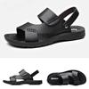 Mode Herren Flache Sandalen Bequeme Sandalen Sommer Zehenfrei Strand Badeschuhe für Herren Luxus Herren Ledersandalen Sandale Homme