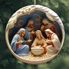 Christmas Decorations Ornament Festive Holiday Christmas Tree Hanging Pendant Nativity Scene Ornaments for Newborns