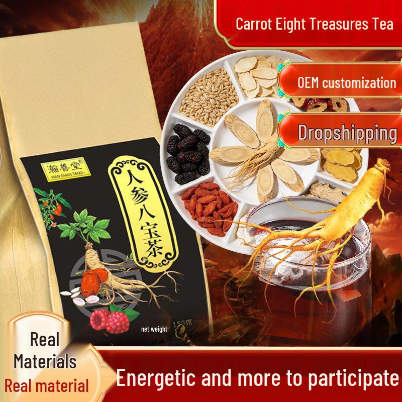 Carrot Eight Treasures Tea with Goji Berry, Mulberry & Maca - Health & Recovery Blend
