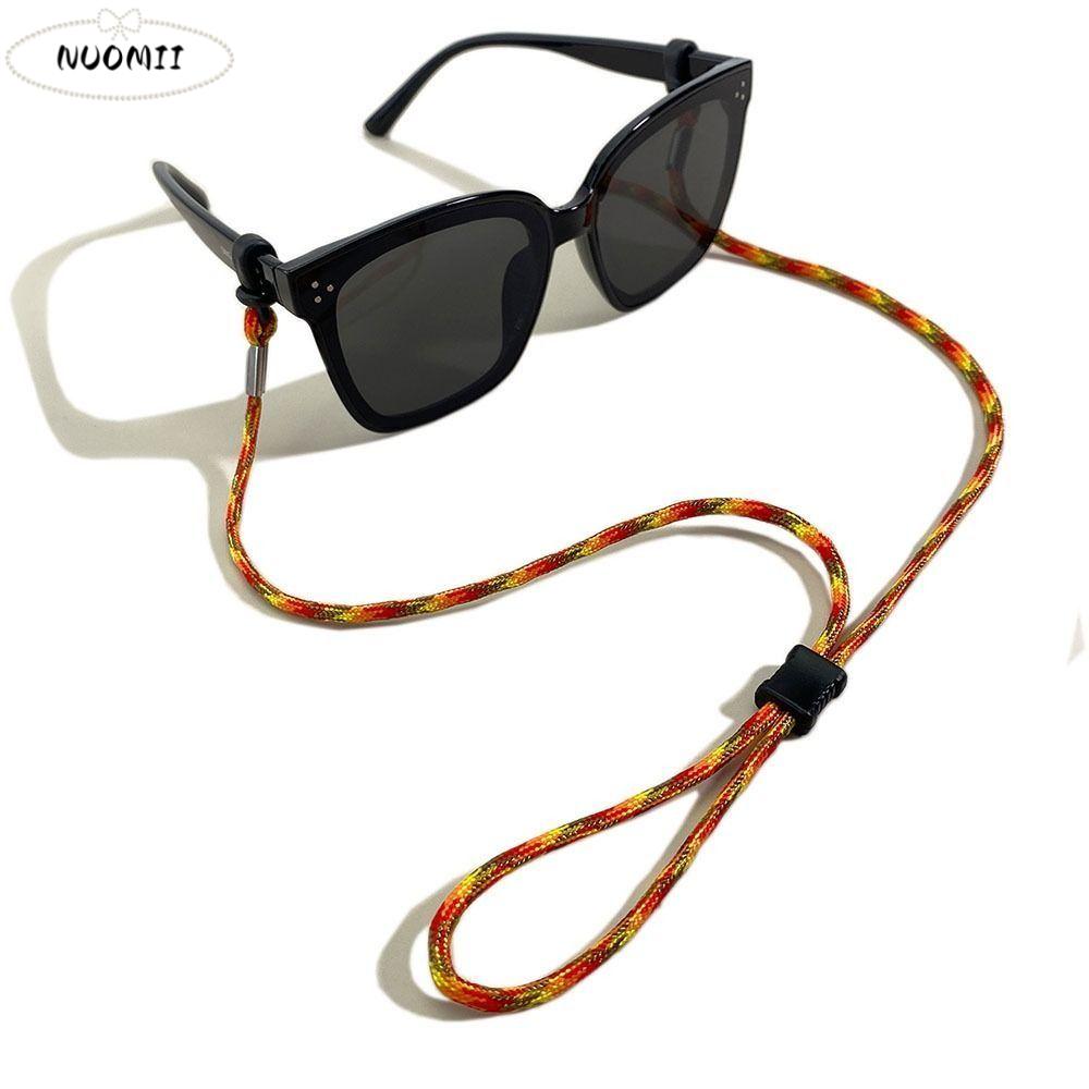 Secure Holder Adjustable Glasses Strap Multi-Color Seven-Strand Neck Strap Anti-Lost Non-Slip Glasses Rope Mountaineering
