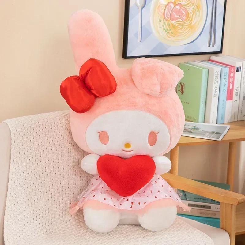 Sanrio Hello Kitty Plush Toy Anime Doll Kulomi Yugui Dog Melody Car Ornament Children Holiday Gifts s Cuddly Stuffed Fluffy Huggable Kawaii Comfort