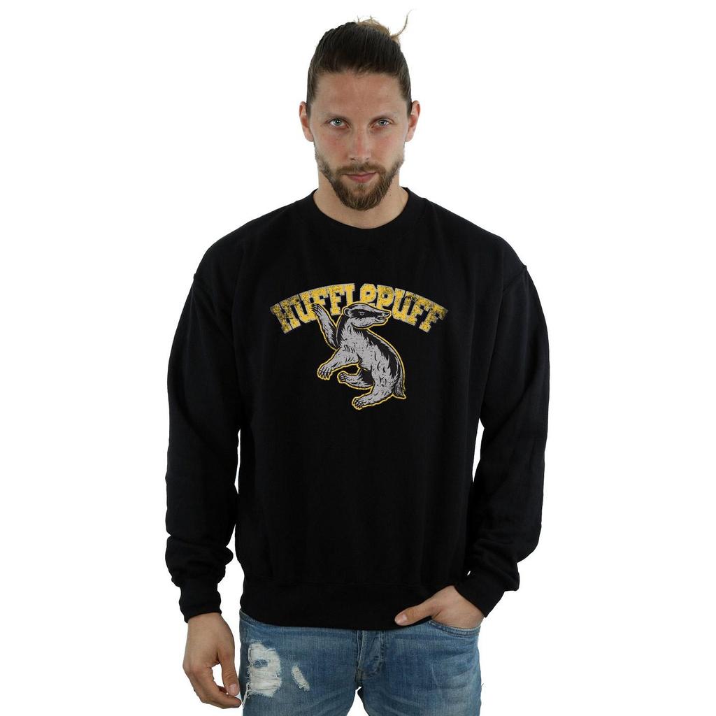 Harry Potter Mens Hufflepuff Cotton Sweatshirt