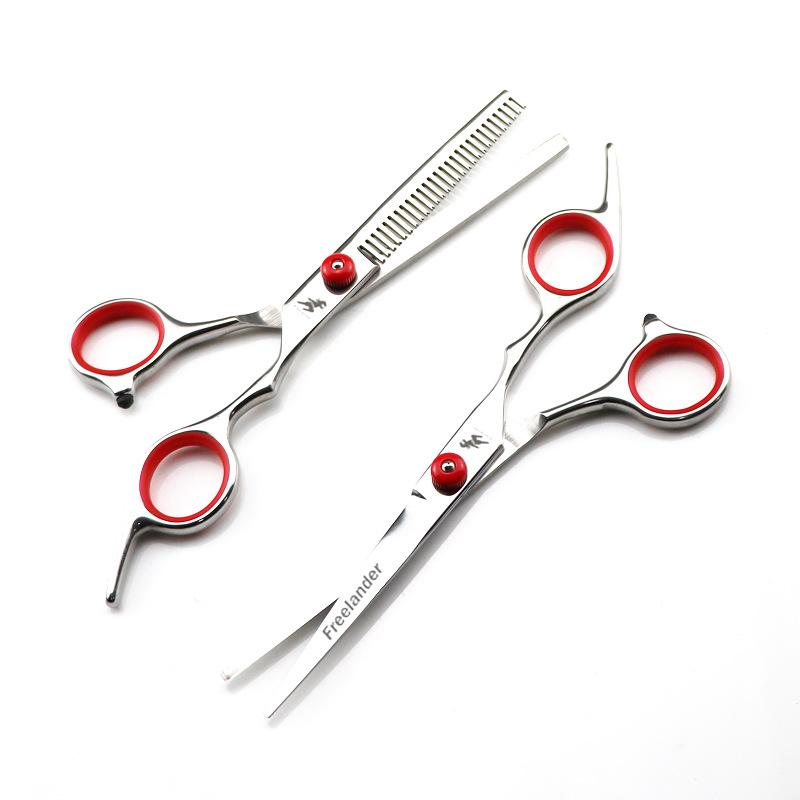 Professional Dog Grooming Scissors with Safety Round Tips,Heavy Duty Titanium Stainless Steel Up-Curved Pet Grooming Scissors