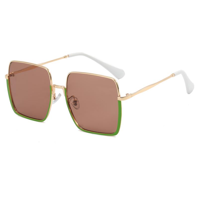 

Sunglasses Women S High-End Ins Sunscreen Sunglasses Retro Large Frame Round Face Thin Glasses Men S Sunglasses