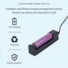 Slot 1 Usb Charger Adapter Led Smart Charging For Rechargeable Batteries Li-Ion 18650 14500 Universal Battery Charger