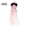 Horror Theme Party Decorations Gothic Flower Headband with Veil Spooky Black Rose Dead Branch Skull Headpiece Masquerade Accessories Day of