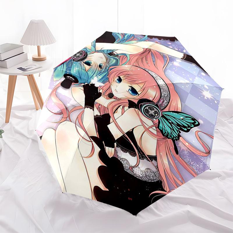 1pc Anime Character Outdoor Umbrella - Automatic Opening/Closing, 3-Fold Design, 8-Bone Iron Frame, Perfect Gift for Fans, Travelers, Daily Use, and F